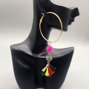 Gold earrings
